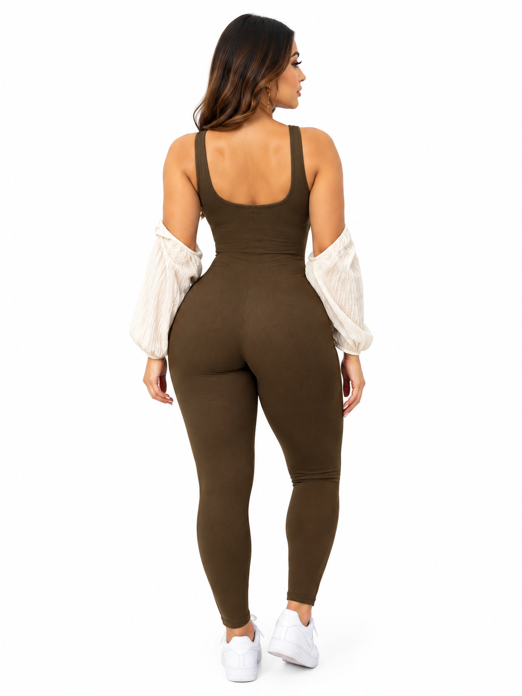 Kinetic Ribbed Workout Jumpsuit